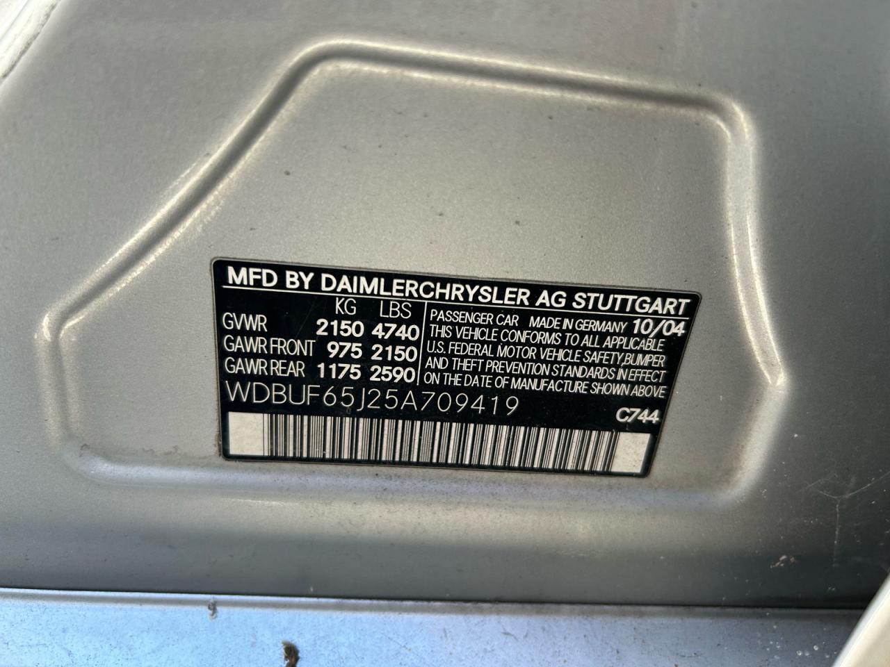 Lot #3285567322 2005 MERCEDES-BENZ E 320