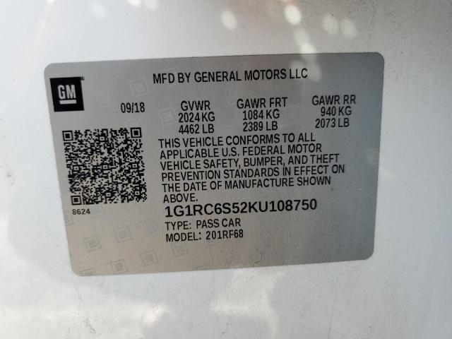 2019 CHEVROLET VOLT LT #3294591032
