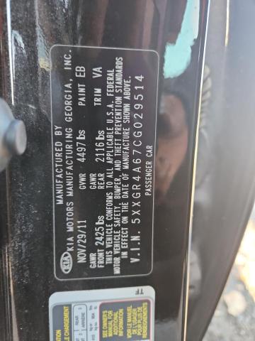 2012 KIA OPTIMA SX - 5XXGR4A67CG029514