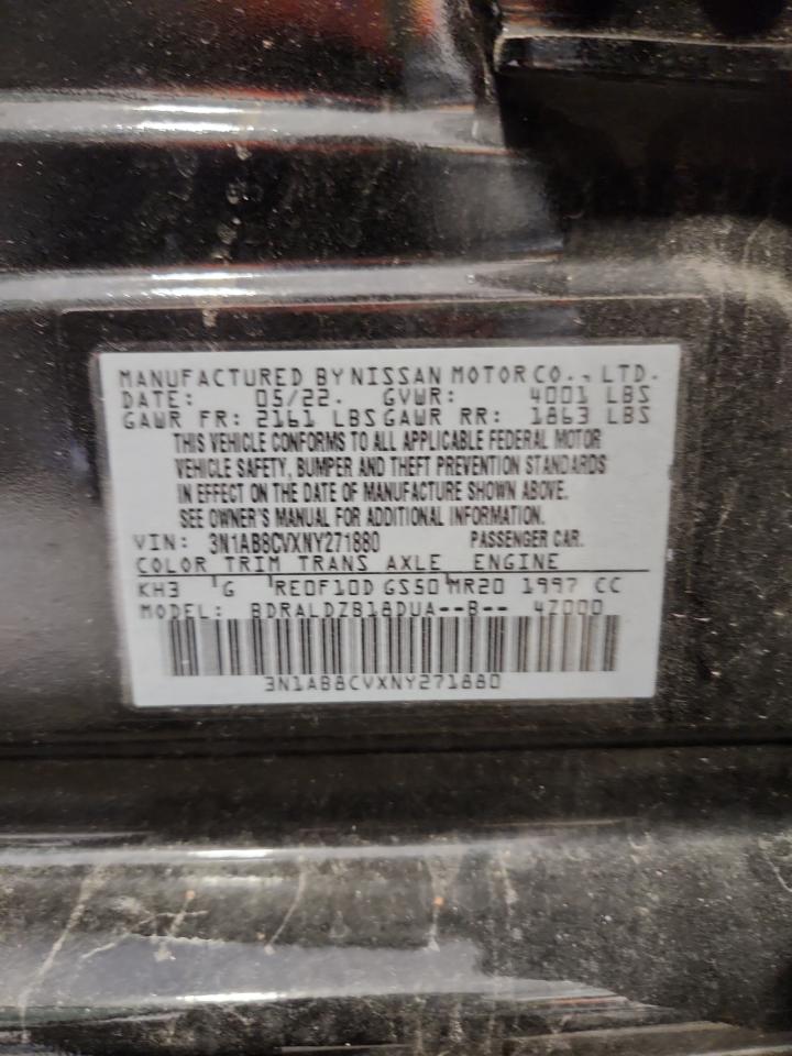 Lot #3309640073 2022 NISSAN SENTRA SV