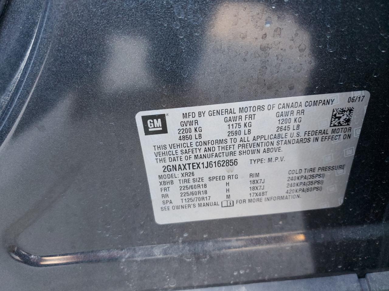 CHEVROLET EQUINOX LT