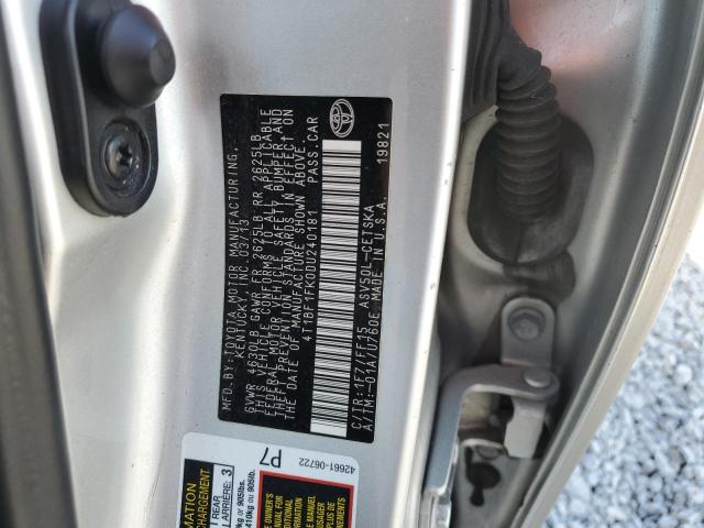 2013 TOYOTA CAMRY L - 4T1BF1FK0DU240181