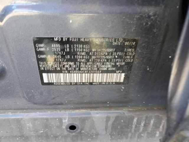 2015 SUBARU OUTBACK 2. #3287677025