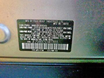 2012 SUBARU FORESTER 2 #3284620342