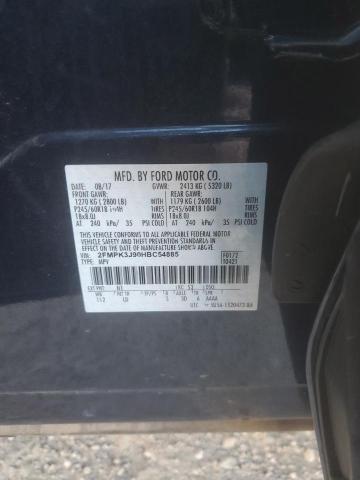 2017 FORD EDGE SEL - 2FMPK3J90HBC54885