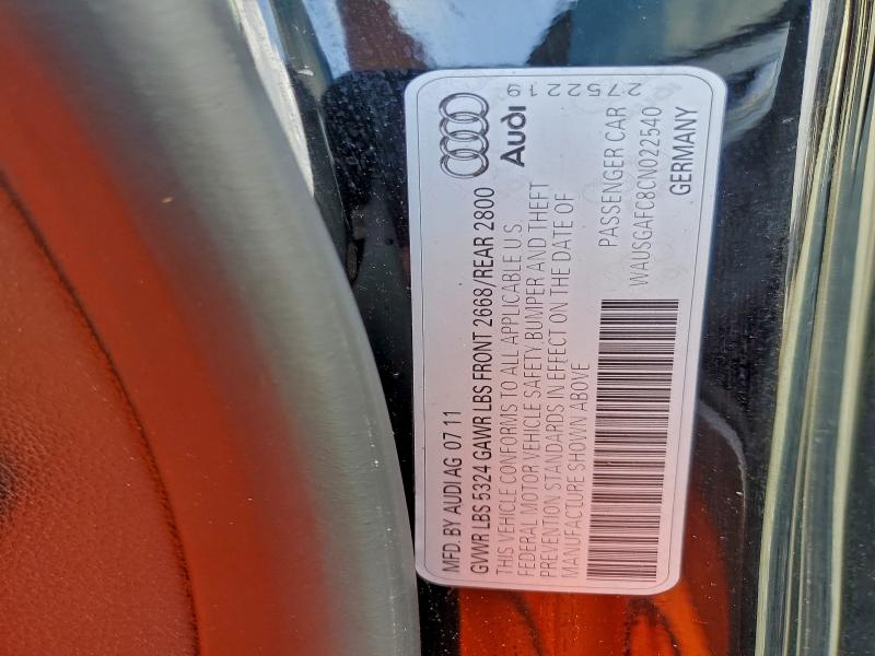 2012 AUDI A7 PRESTIG #3297899785