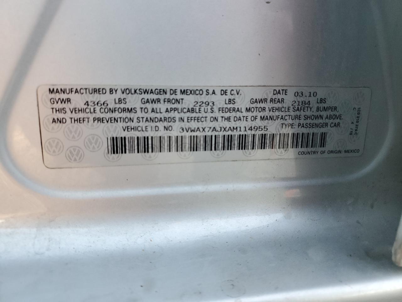 VOLKSWAGEN JETTA LIMITED