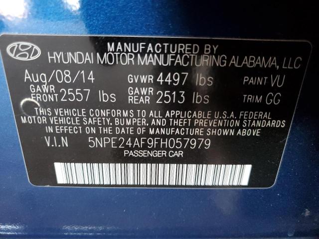 2015 HYUNDAI SONATA SE #3283959816