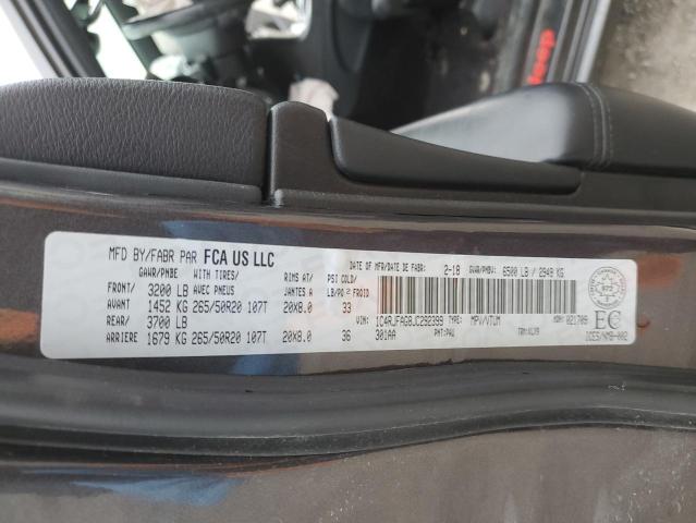 2018 JEEP GRAND CHER - 1C4RJFAG8JC292399