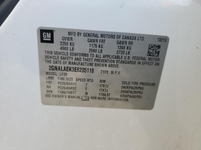 2014 CHEVROLET EQUINOX LS #3304714917