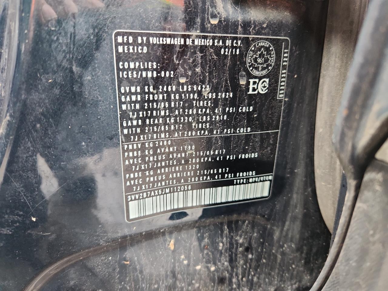 VOLKSWAGEN TIGUAN SE