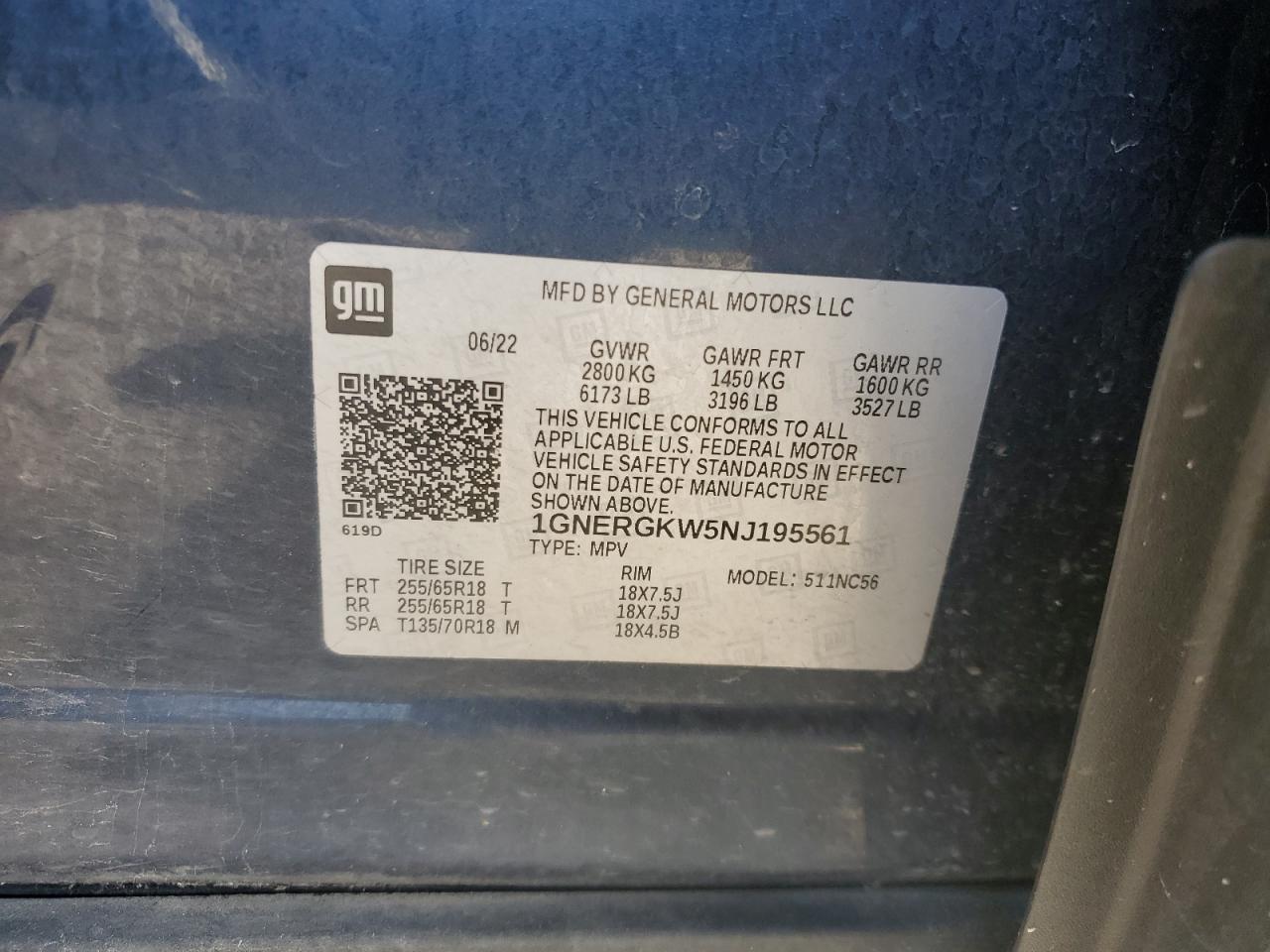 CHEVROLET TRAVERSE LT