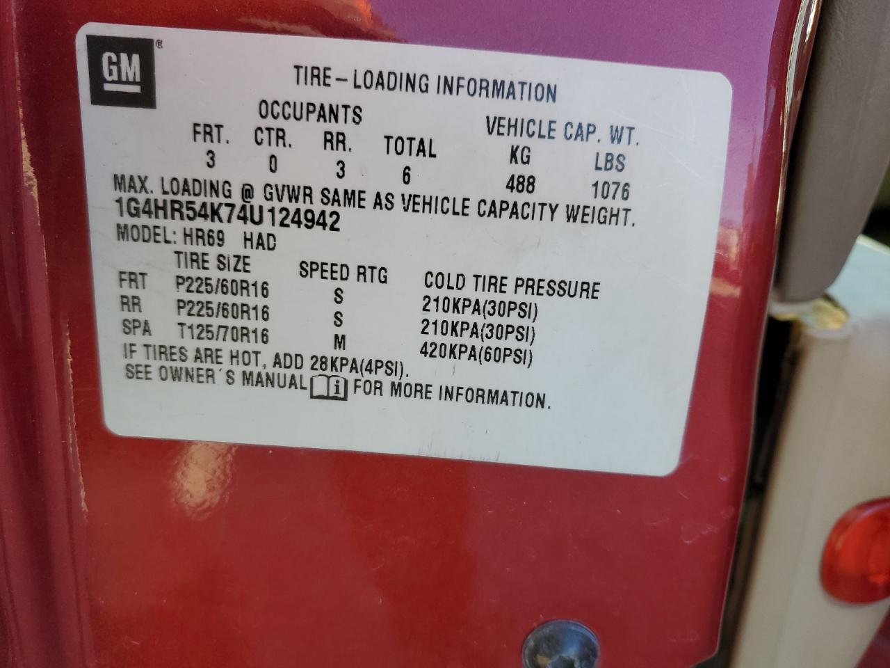 Lot #3286694306 2004 BUICK LESABRE LI