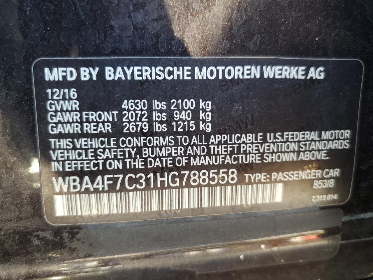 BMW 4 SERIES GRAN COUPE GRAN COUPE