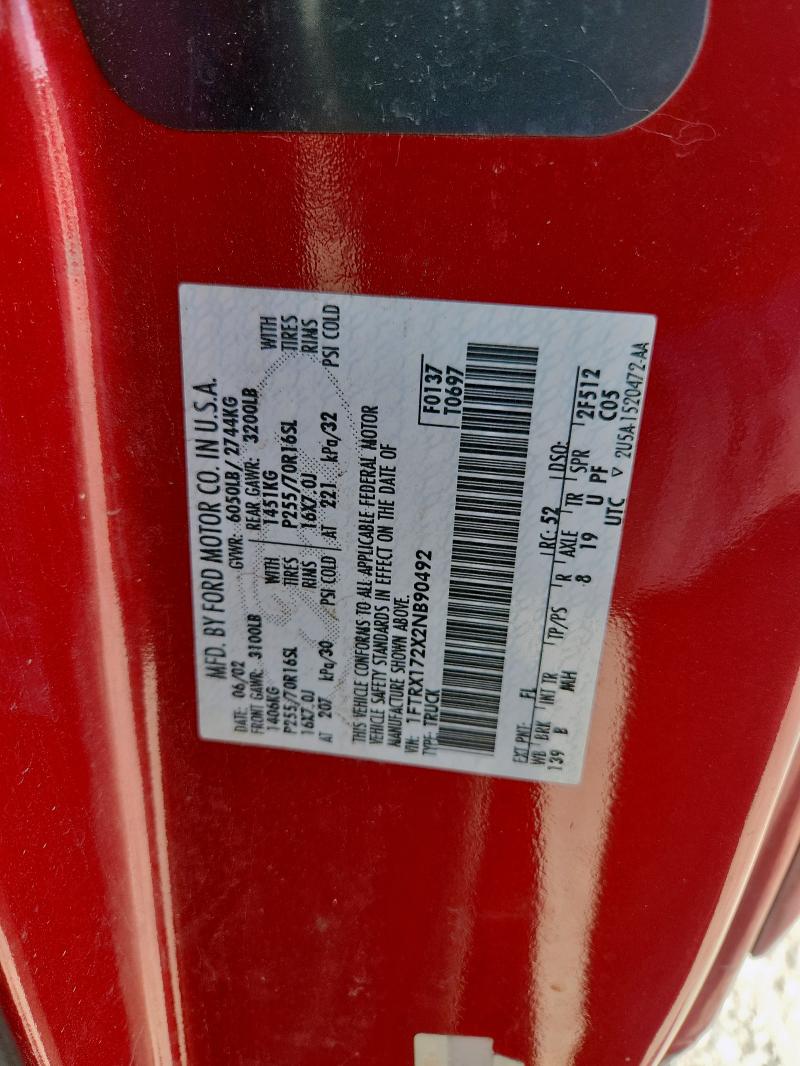 2002 FORD F150 #3296431648