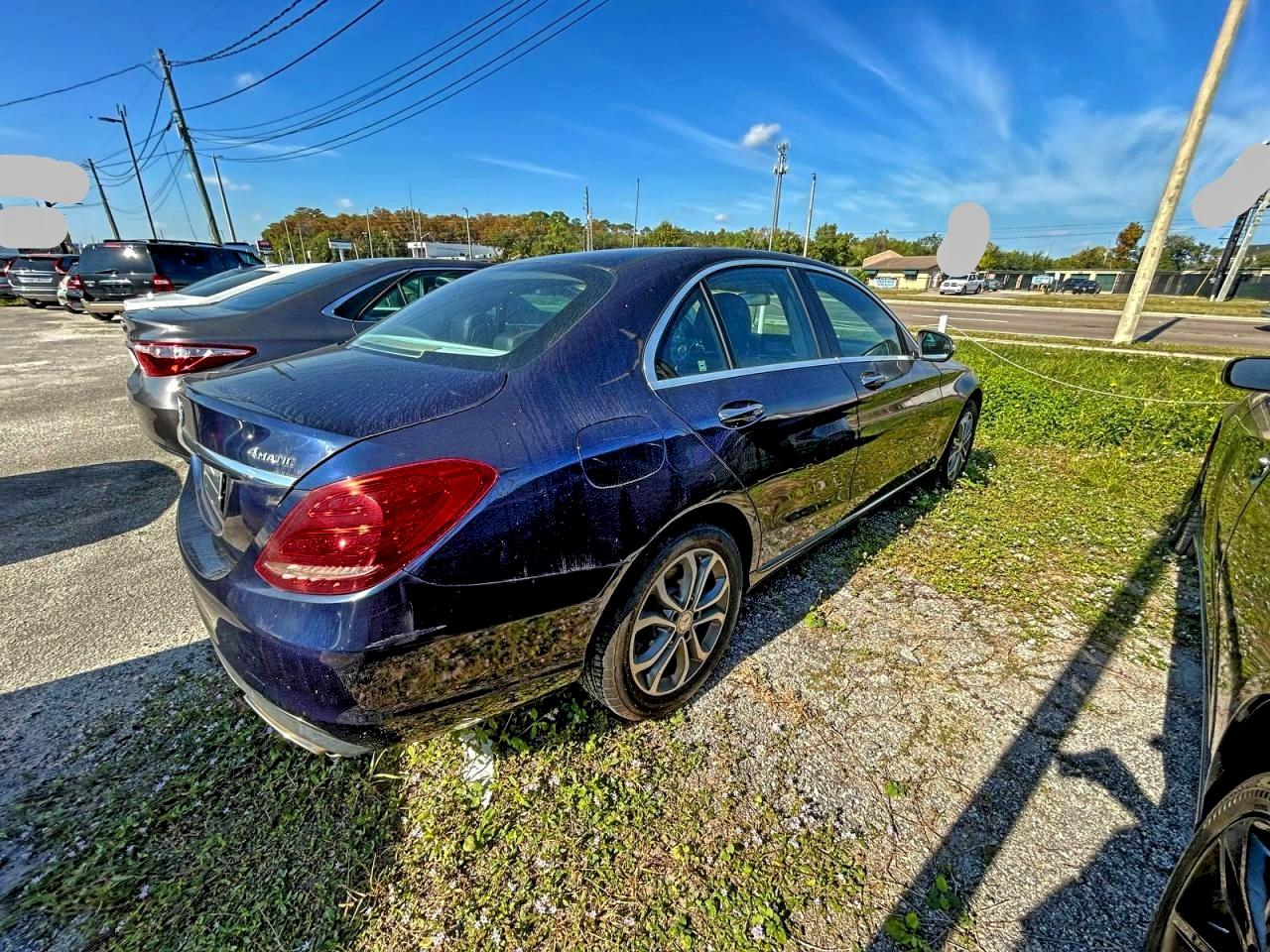 Lot #3297074525 2015 MERCEDES-BENZ C 300 4MAT
