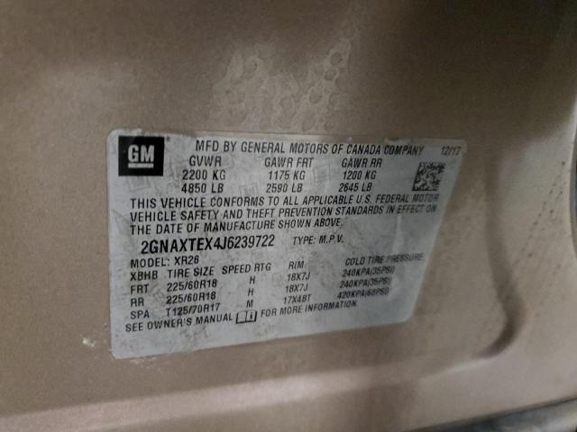 2018 CHEVROLET EQUINOX LT #3304537464