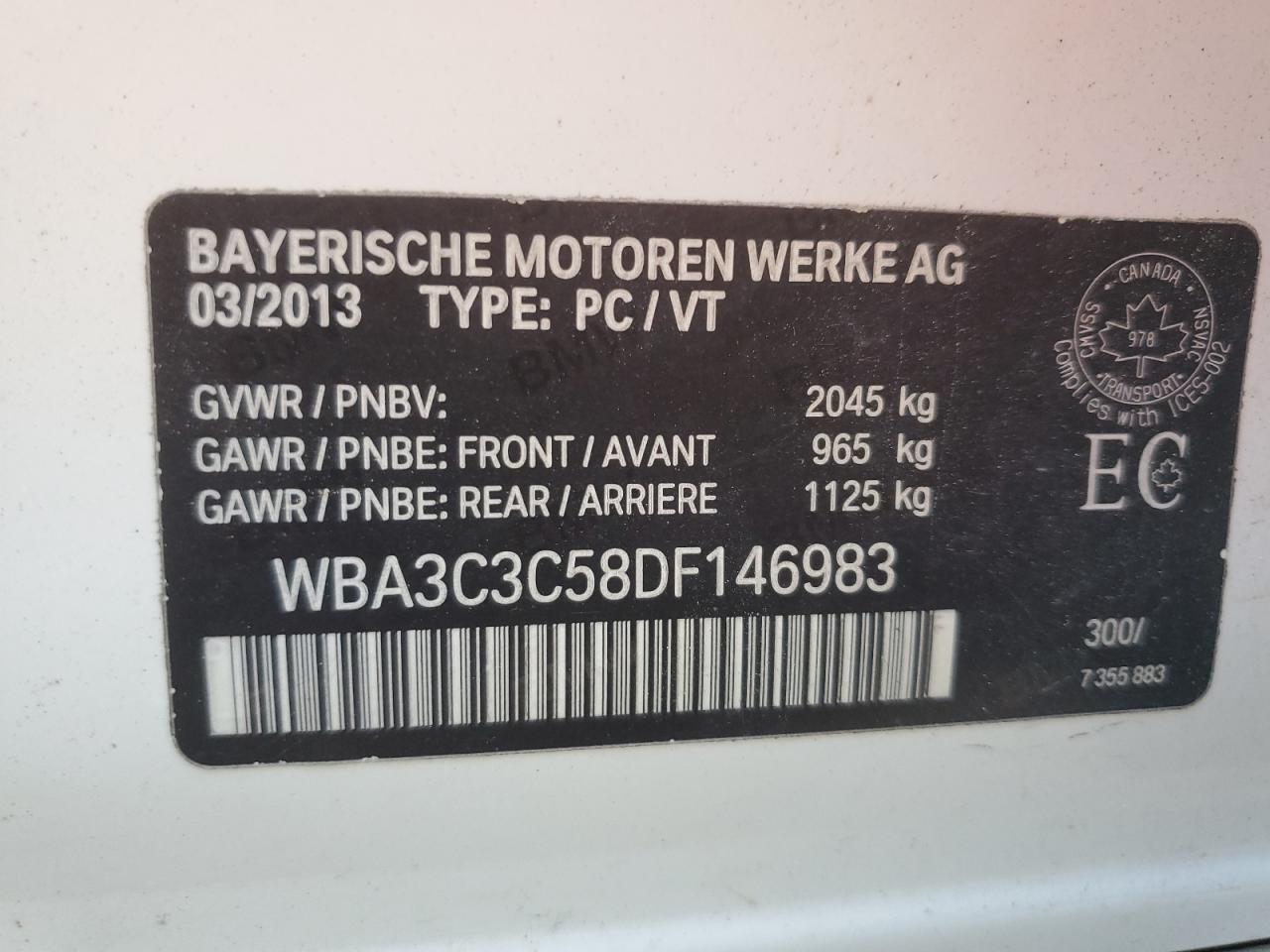 BMW 3 SERIES I XDRIVE