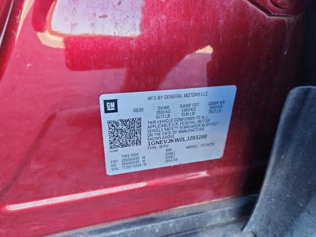 2020 CHEVROLET TRAVERSE R - 1GNEVJKW2LJ293288