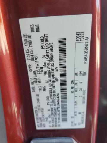 2014 FORD ESCAPE TIT #3291429139