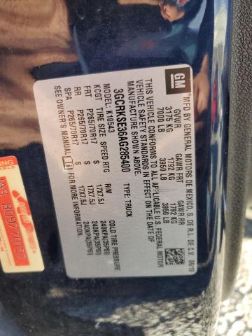 2010 CHEVROLET SILVERADO - 3GCRKSE36AG285400