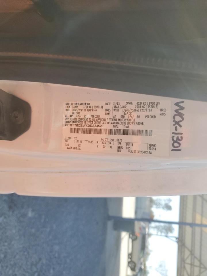 FORD ECONOLINE E250 VAN