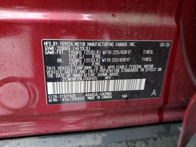 2020 TOYOTA RAV4 XLE #3296317452
