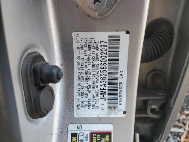 2008 HONDA CIVIC #3290041262