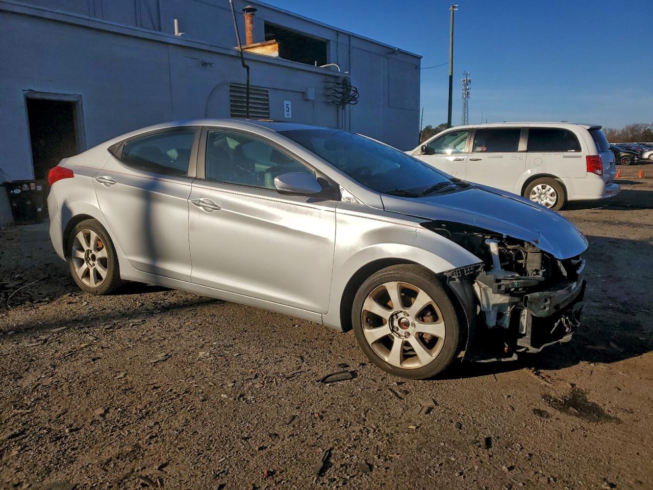 Lot #3316163227 2013 HYUNDAI ELANTRA GL