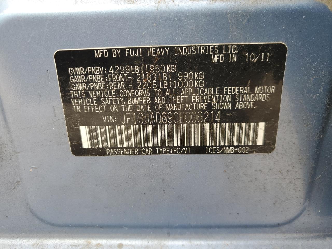 SUBARU IMPREZA PREMIUM