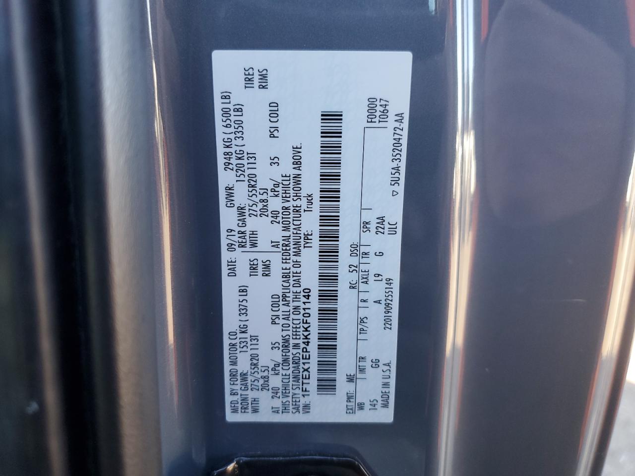 FORD F-150 SUPER CAB