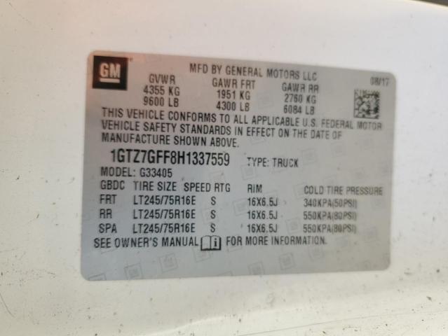 2017 GMC SAVANA G35 #3301767340