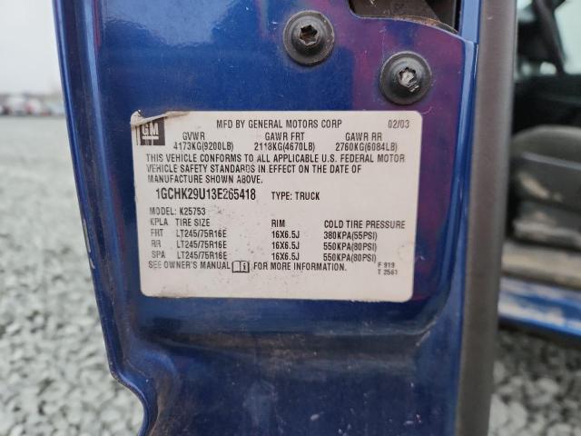 2003 CHEVROLET SILVERADO #3297961805