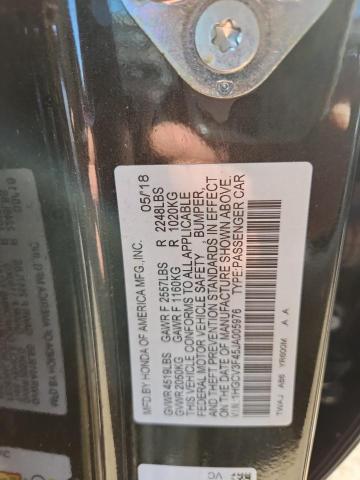 2018 HONDA ACCORD HYB #3310525050