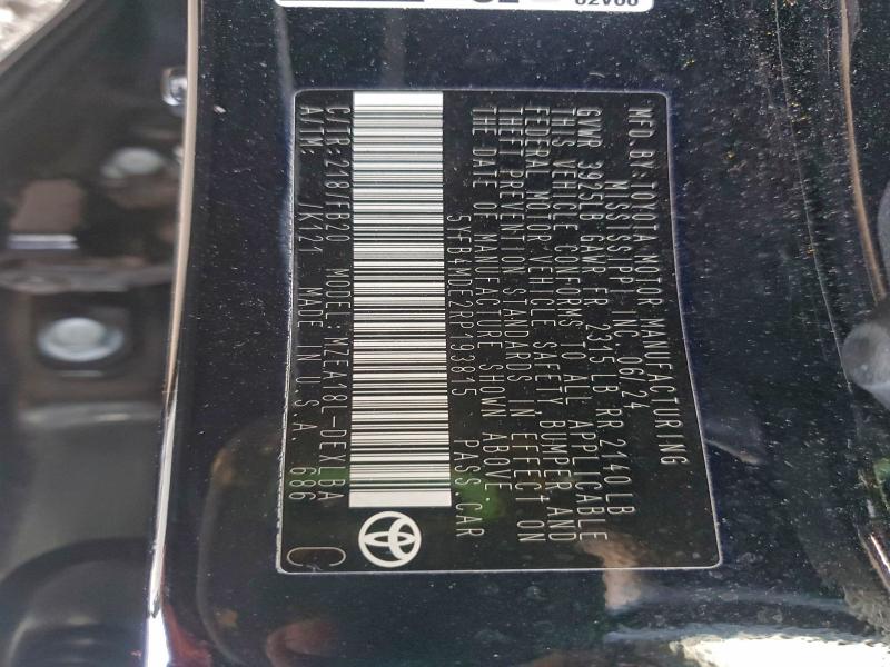 2024 TOYOTA COROLLA LE #3315653779