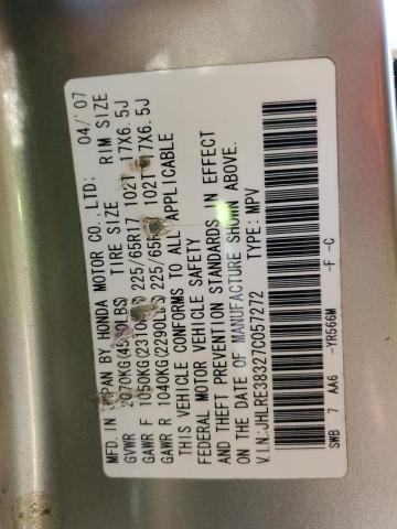 2007 HONDA CR-V LX #3287625020