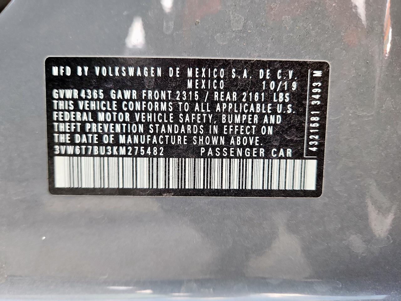 VOLKSWAGEN JETTA GLI