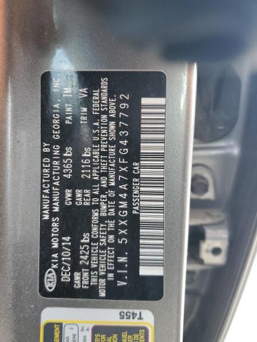 2015 KIA OPTIMA LX #3292452693