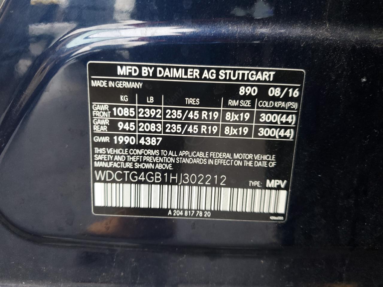 MERCEDES-BENZ GLA-CLASS 250 4MATIC