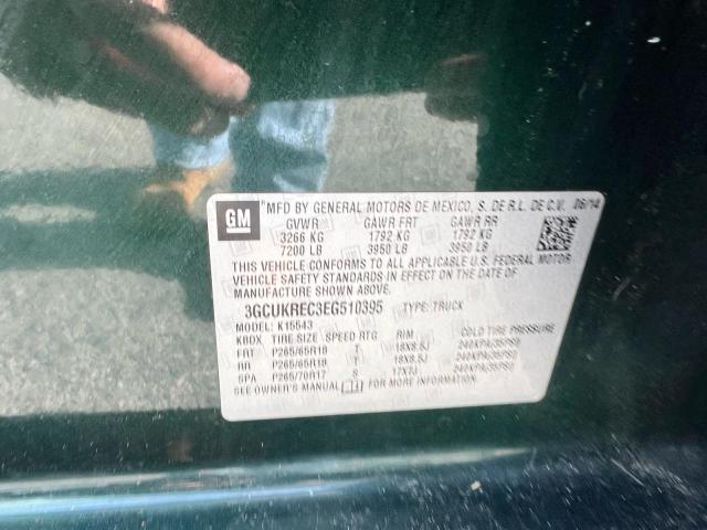 2014 CHEVROLET SILVERADO - 3GCUKREC3EG510395