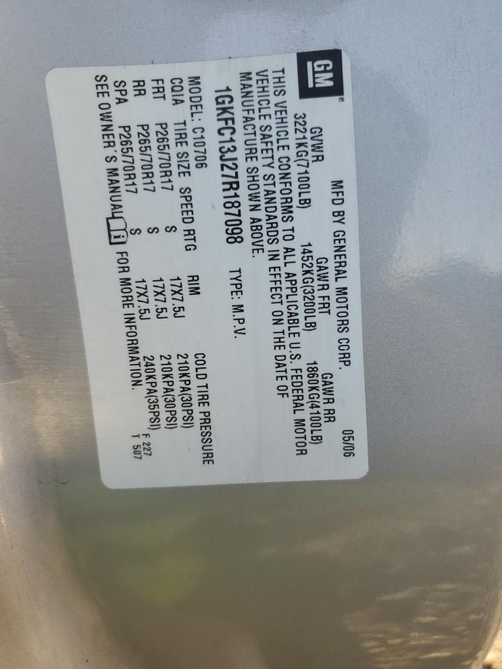 Lot #3279598242 2007 GMC YUKON