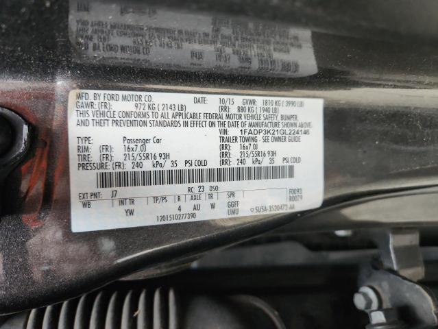 2016 FORD FOCUS SE #3301601629