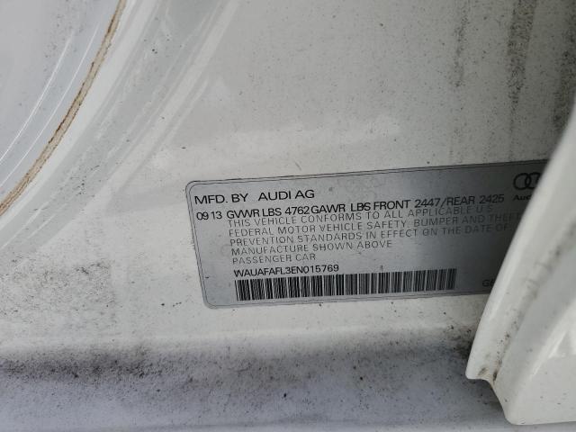 2014 AUDI A4 PREMIUM #3291176992