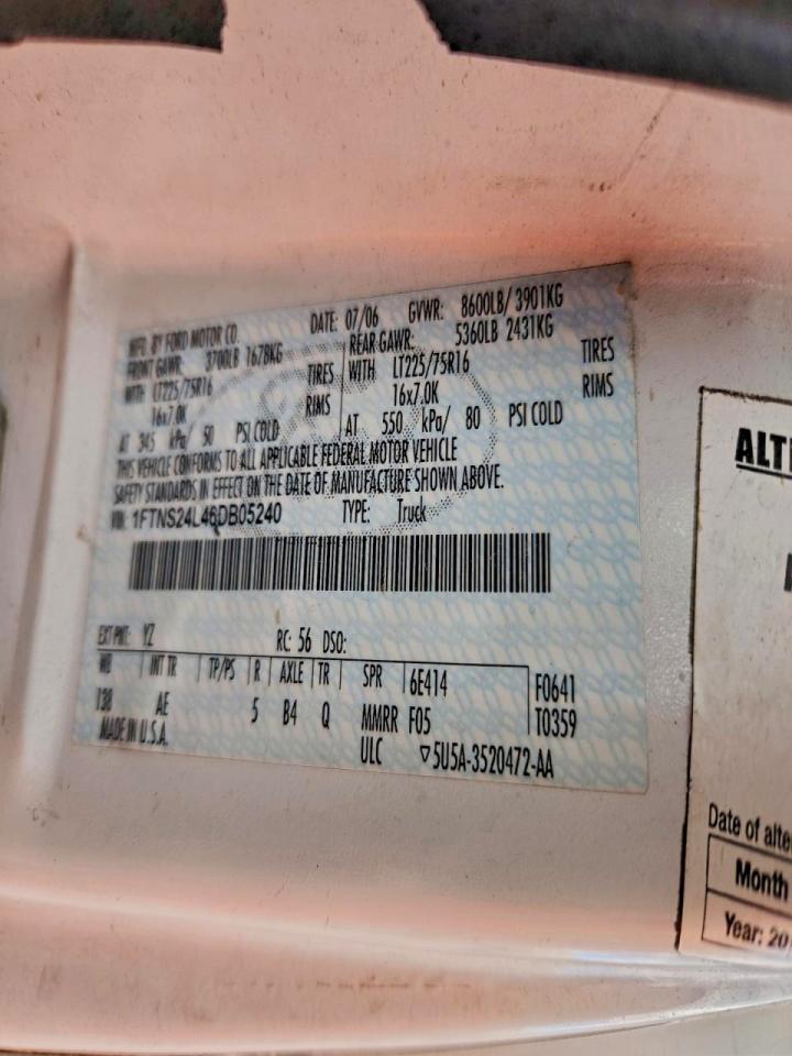 Lot #3301785346 2006 FORD ECONOLINE