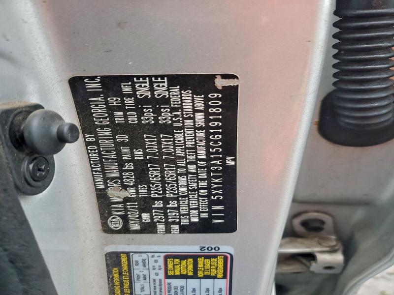 2012 KIA SORENTO BA #3297870880