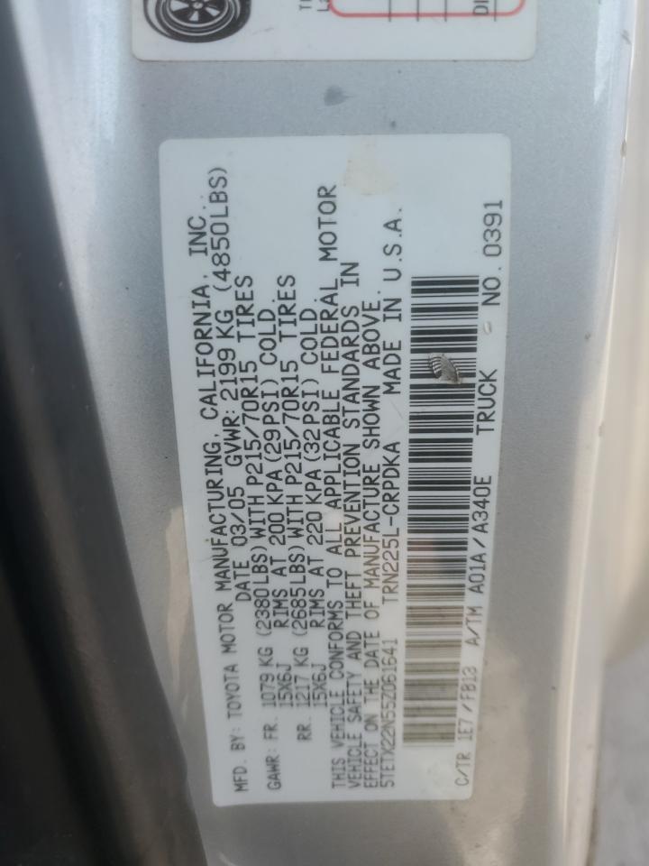 Lot #3291324166 2005 TOYOTA TACOMA ACC