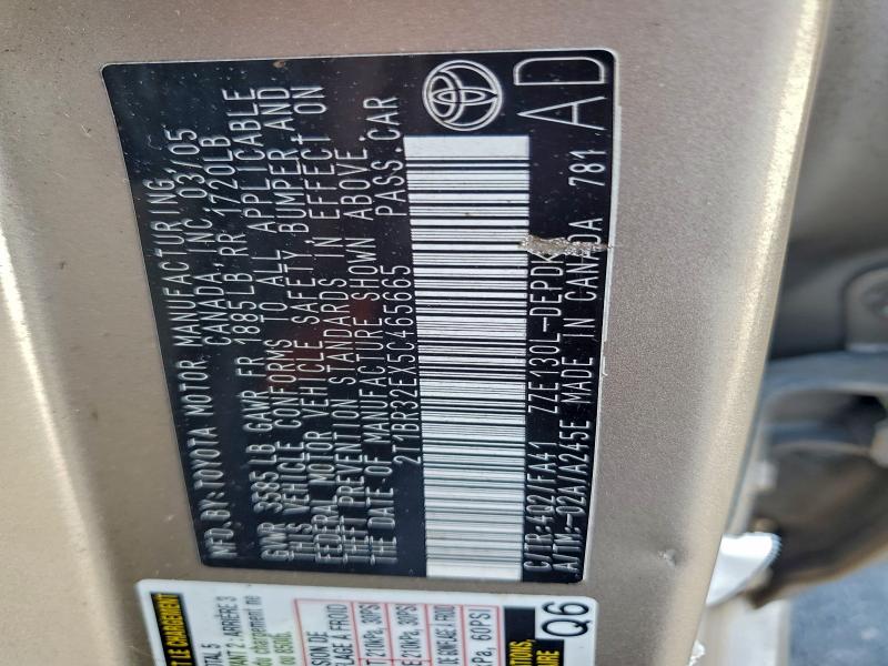 2005 TOYOTA COROLLA CE #3297894834