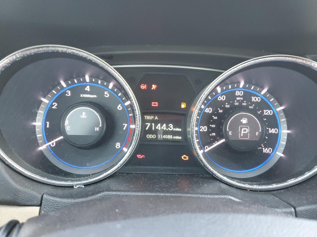 Lot #3304575449 2014 HYUNDAI SONATA GLS