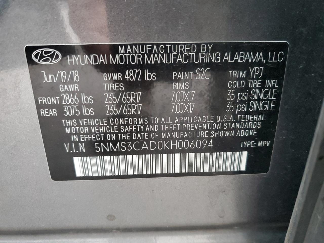 HYUNDAI SANTA FE SEL