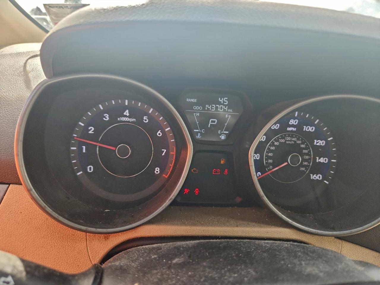 Lot #3305505088 2012 HYUNDAI ELANTRA GL